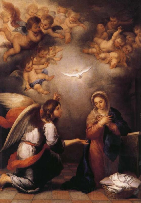 Bartolome Esteban Murillo This conception Norge oil painting art